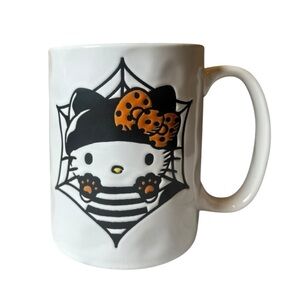 Sanrio Hello Kitty Halloween Cat Burglar Textured Mug – 17oz Ceramic Coffee Cup​
